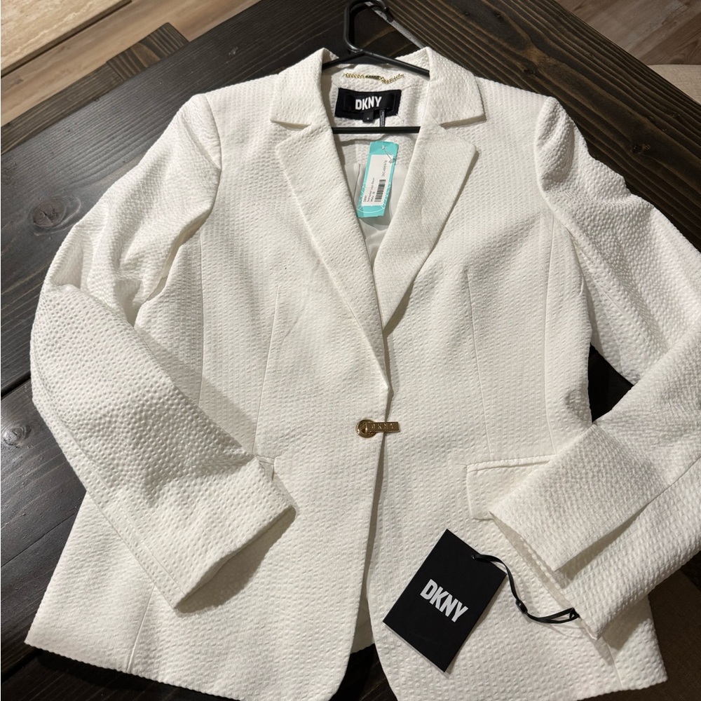 DKNY White Blazer